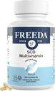 FREEDA SCD Multivitamin – Daily Multivitamin supplement for Men " Women – Vegan, Gluten-Free, SCD Legal – Kosher Certified Adult Vitamins – Specific Carbohydrate Diet Friendly – 180 Capsules