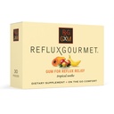 Relux Gourmet Tropical Soothe Gum Alginate Therapy Sodium Bicarbonate Gum pour le reflux acide, oral, cognitif, et le soutien digestif, naturel avec gingembre, Celeriac, Aloe, sans sucre, sans gluten, végétalien
