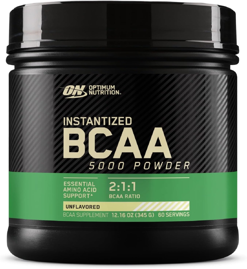 Optim Nutration ngay lập tức BCAA Powder, Unflavaored, Keto thân thiện chi nhánh Amino acids Powder, 5000mg, 60 phục vụ (Packing May Vary)
