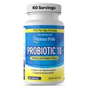 Puritan's Pride Probiotic 10 with Vitamin D to Help Support Immune System Health*, 60 Count, White