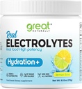 Electrolytes Toz Hydration | Real Food Yüksək Potensiyası | Limon Lime 30 Xəstək Potensial Electrolyte Pudrası | Hydration Drink Mix
