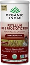 ORGANIC INDIA Psyllium Husk pulver - Pre & Probiotic Fiber Supplement, Organisk Psyllium Husk Fiber Supplement med hele Psyllium Husk, USDA Certified Organic, Vegan, Glutenfri - Cinnamon, 10 Oz