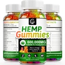 Hemp Gummies thêm sức mạnh, Vegan, Non-GMO, Gluten- Free