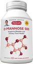 ANDREW LESSMAN D-Mannose 500mg - 60 capsule - Supporta la vescica, reni e salute del tratto urinario. Pure, non OGM D-Mannose. Niente additivi. Piccolo facile da ingoiare capsule