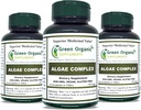 Algae, Fucoidan, Blue Green Algae, Kelp, Blackderwrack, Chlorella, Spirulina, Irish Moss, Dulse, 90 VCaps, High Absorbable, Ei-GMO, Gluteenittomat (paketti 3)