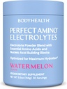 BodyHealth PerfectAmino Electrolytes אבקת No Sugar, Keto Sugar חינם Fasting Electrolytes לשתות Mix, אבקת הידרה עם Trace מינרלים - Watermelon - 30 משרתים