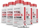 (5 pakend) Vital Grow XL Extreme Pills 1600MG Premium Formula Proprietary Blend for Men's Health 300 kapslit