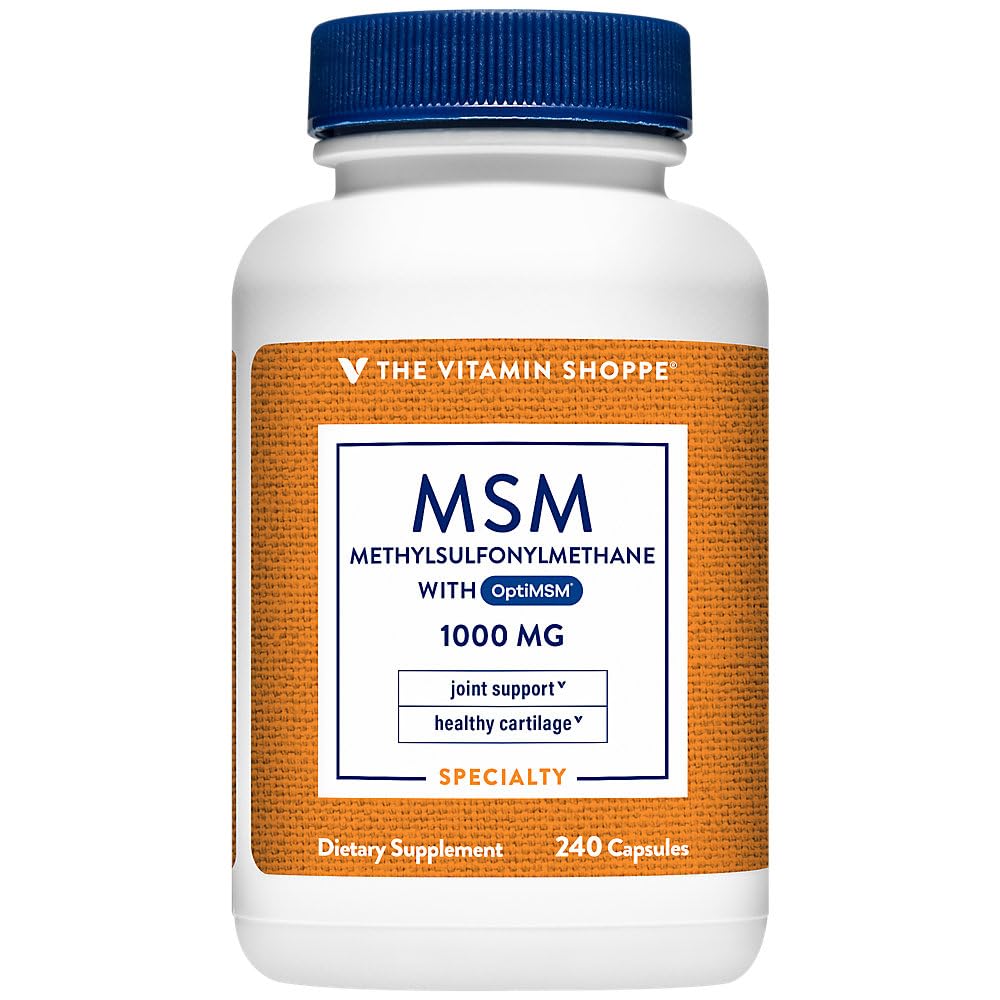 The Vitamin Shoppe MSM 1,000 (240 Capsules) (240 Capsules)