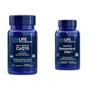 Life Extension Super Ubiquinol CoQ10 60 Softgels and Optimized Resveratrol Elite 60 Vegetarian Capsules Bundle