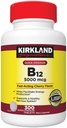Kirkland Allkiri Kiire lahustamine B-12 5000 mcg., 300 tabletti (2 pakendit)