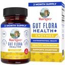 MaryRuth’s Gut Flora Health+ Enzymes | Prebiotic & Probiotic Digestive Enzymes for Healthy Gut Biome & Digestive Support | Gastrointestinal Health | CLP Certified | 60 Capsules | Up to 2 Month Supply