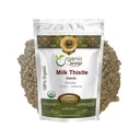 Organic Way Milk Thistle Seeds Powder - Herbal Tea - Origin Albania (2 Oz) | Silybum marianum botanical herb, European Wild-Harvest, USDA Organic and Kosher Certified; raw, vegan, Non-GMO & gluten-free