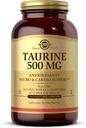 Solgar Taurin 500 mg, 250 Grønnsaker Kapsler - Antioksidant - Hjerne Helse - Aminosyre - Vegan, Glutenfri, Dairy Free, Kosher - 250 Serveringer