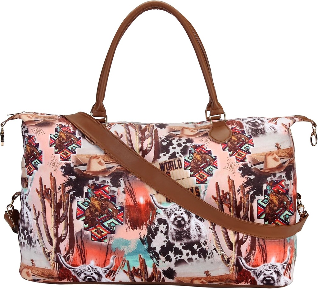 Weekender Bag Duffle Bag pentru femei mari de călătorie Tote Bag Overnight Weekend Bags cu curea de umăr Atzec...