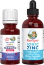 MaryRuth Organics Precision Probiotic for Teens (Raspberry) & Zinc Drops | Clean Label Project Verified® | Vitamins for Gut Health, Immune Support, & Overall Wellness | Vegan, Non-GMO, Gluten Free