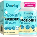 Menopause Supplements for Women, 120 Billion CFU Probiotic, 13-in-1 Herbs Probiotics Complex, for Menopause Relief, Hormone Balance, Hot Flashes, Night Sweats, Mood Swings, Gut & Immunity - 60 Capsule