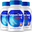 IDEAL PERFORMANCE (3 Pack) Fungus Clear Max Toenail Pills (180 Capsules)