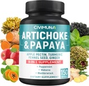 Artichoke Capsules met Artichoke, Papaya, Apple Pectin en Meer - 150 Capsules - voor 5 Maanden Levering
