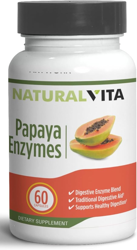 Generic Natural Vita Papaya fermentai, Digital Treatment Aid with Enzyme Blend, Dieta priedas, Nourish Your Gut with Our Papaya Enzyme Blend for Digistive Harmony and Well-Being.