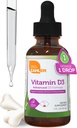 Zahler Liquid Vitamin D3 1000 IE Voksentilskud til kvinder & mænd Vegetarisk Kosher Non- GMO Gluten Free Vitamin D3 Drops (1 fl oz)