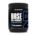 NutraBio Base Pre-Workout Powder 200mg Caffeine, Sustained Energy, Focus, Endurance, Pump, Sugar Free, Clean Preworkout for Men and Women - Beta Alanine, L-Tyrosine, 30 Servings - Blue Raspberry