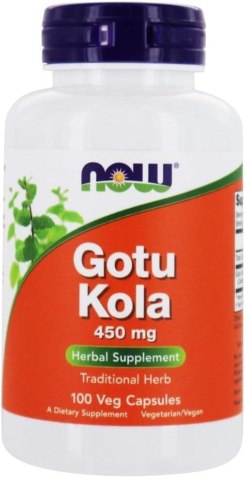 Gotu Kola, 450 mg, 100 cápsulas por Now Foods