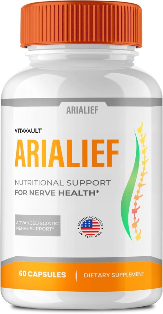 Arialief Creier Suplimente pentru capsule de memorie și focus, Aria LIEF Advanced Formula Brain Health Support pastile Putere maxima Nootrops Arialief Toate pastilele de sprijin natural Recenzii (60 capsule)