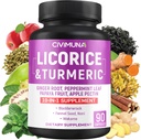 Licorice Capsules con Licorice, Turmeric Root, Ginger Root, Peppermint Leaf, Papaya Fruit - 3 meses de subministración