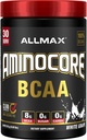 ALMACE MENOCRE BCAACE, 8.18 กรัมของ Amino Profiles, Intratra and Post Work Authery เครื่องดื่ม, Gluten free, White Grape, 315 g.