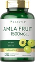 Carlyle Amla Capsules 1500 mg | 120 greve | Amalaki Frukt | Herbal Extract Supplement | Ikke-GMO og Glutenfri