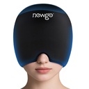 NEWGO Migraine Relief Cap Headaches Ice Cap with Top Coverage, Hot and Cold Therapy, Migraine Headache Relief Cap for Tension, Stress & Hangover