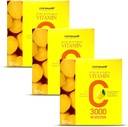 NANOWELL Pure Buffered Vitamin C 3000 mg per Serving, Dietary Supplement for Immune Support - 60 Sticks x 3 Boxes, 6 Months Supply (180 Count)