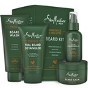 SheaMoisture Beard-Care Kit for Men, Includes Wash, Balm, Oil, Conditioner, Natural Shea Butter & Maracuja Oil, Great Gift