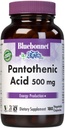 Bluebonnet Pantotensyre 500 mg Grønnsaker Capsules, 180 Telling
