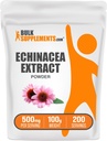 BulkSupplements.com Echinacea cloading - Echinacea cloft, Herball Supplement for Imumun parcess – เวก้า & Gluten free, 500 mg ต่อการให้บริการ, 100g (3.5 oz) (Pack of 1).