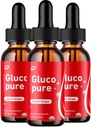Gluco Pure Drops Gezonde Formule - Dieetsupplement druppels - Extra sterkte GlucoPure vloeibare druppels, Gloco Pure Drops Reviews (3 Pack 