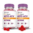 Justified Laboratories Rapid Ripped Keto ACV Gummies Extreme (2000 mg) - 60 Count, Pack of 2 - Made with the Mother & Vitamin B12 - Non-GMO, Vegan, Gluten Free - 60 Servings