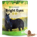 Bright Eyes Horse Eye Health Supplements - 1 lb | Horse Eye Health Supplements, Bilberry, Eyebright & Red Raspberry, Vision & Capillary Support, NASC Certified, Made in USA