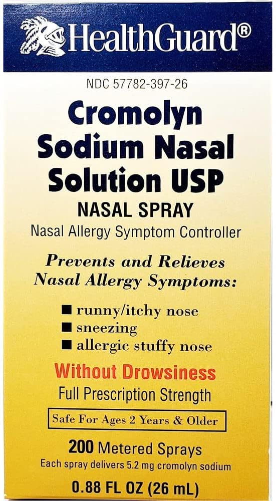 Hälsovård Cromolyn Nasal Solution - .88 oz, Pack med 6