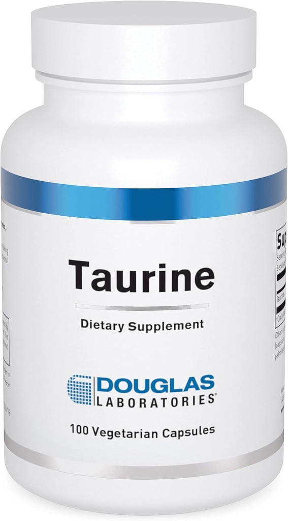 Douglas Laboratories Taurine | Supports Brain, Skeletal Muscle, Heart eta Retina | 100 kapsulak