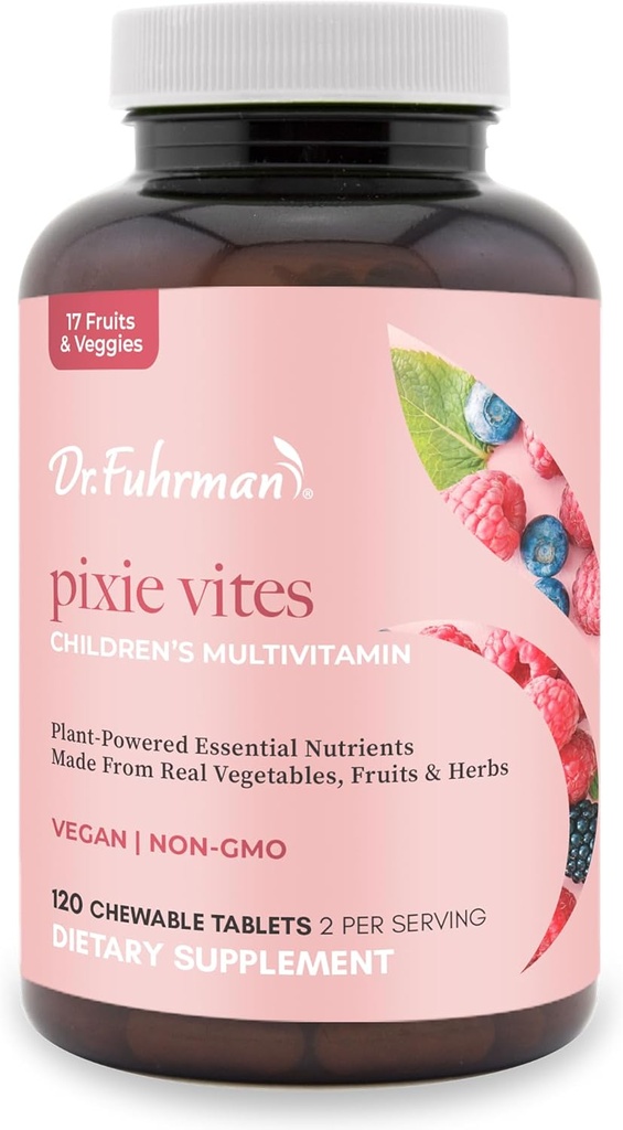 Dr Fuhrman Pixie Vites Laste näritav multivitamiin