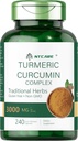 Turmeric Curcumin with Black Pepper 3000mg |Joint Support | 240 Capsules | Turmeric Complex Supplement | Non-GMO, Gluten Free