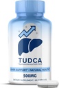 Tudca Liver support suplementari - Paquet de 1, 60 Capules Tauroursodexycholic - Suport de cel·les Nerve, Galbladder, Kidney i Liver keser Detox i reparació, Bile Salts suplementaris per Max Lifelis
