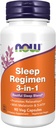 Şimdi Gıdalar Tamamlar, Sleep Regimen 3In-1, Melatonin, 5-HTP ve L-Theanine, Restful Sleep Assembly*, 90 Veg Capsules