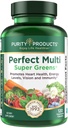 Продукты чистоты Perfect Multi Super Greens Диетические добавки Здоровье Питание, 120