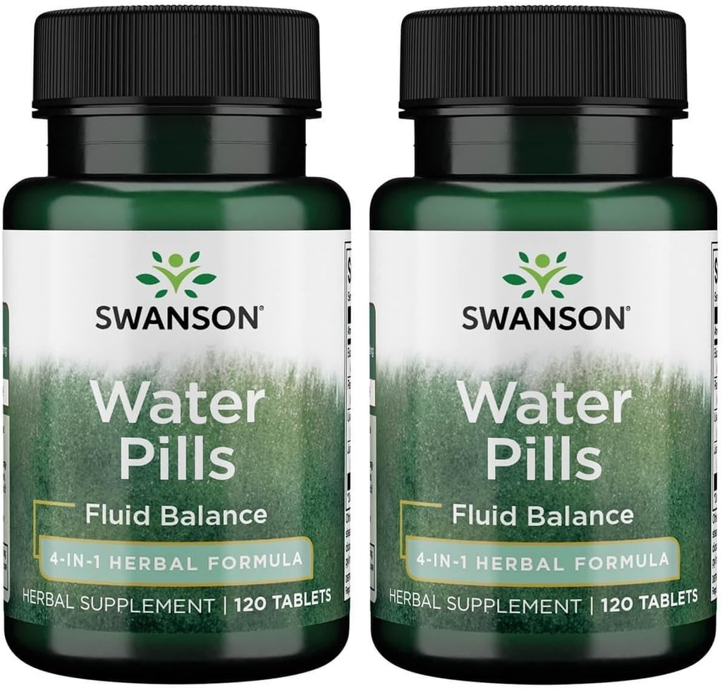 Swanson Water Pills 120 Tabs (2 paketea)