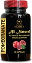 Pomegranate Extract - High-Potency Pomegranate, Highly Concentrated Pomegranate Extract, Dietary Supplement for Antioxidant, Superfruit Capsules - 1 Bottle 60 Capsules