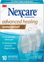 Nexcare avançat Healing Bandes de prova d'aigua, mides asordenades, 10 comptadors