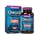 BlueBonnet Omega 3 1000mg Salmon Oil EPA DHA Essential Fatty Acids - Heart Health Supplement for Women & Men - Molecularly Distilled, Triglyceride Form Omega-3 Wild Salmon Fish Oil - 180 Softgels